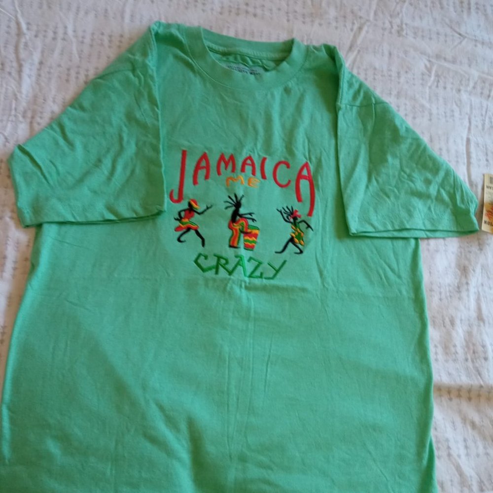 Jamaican Authentic Tee’s Tops  Jamaica Me Crazy T- Shirt